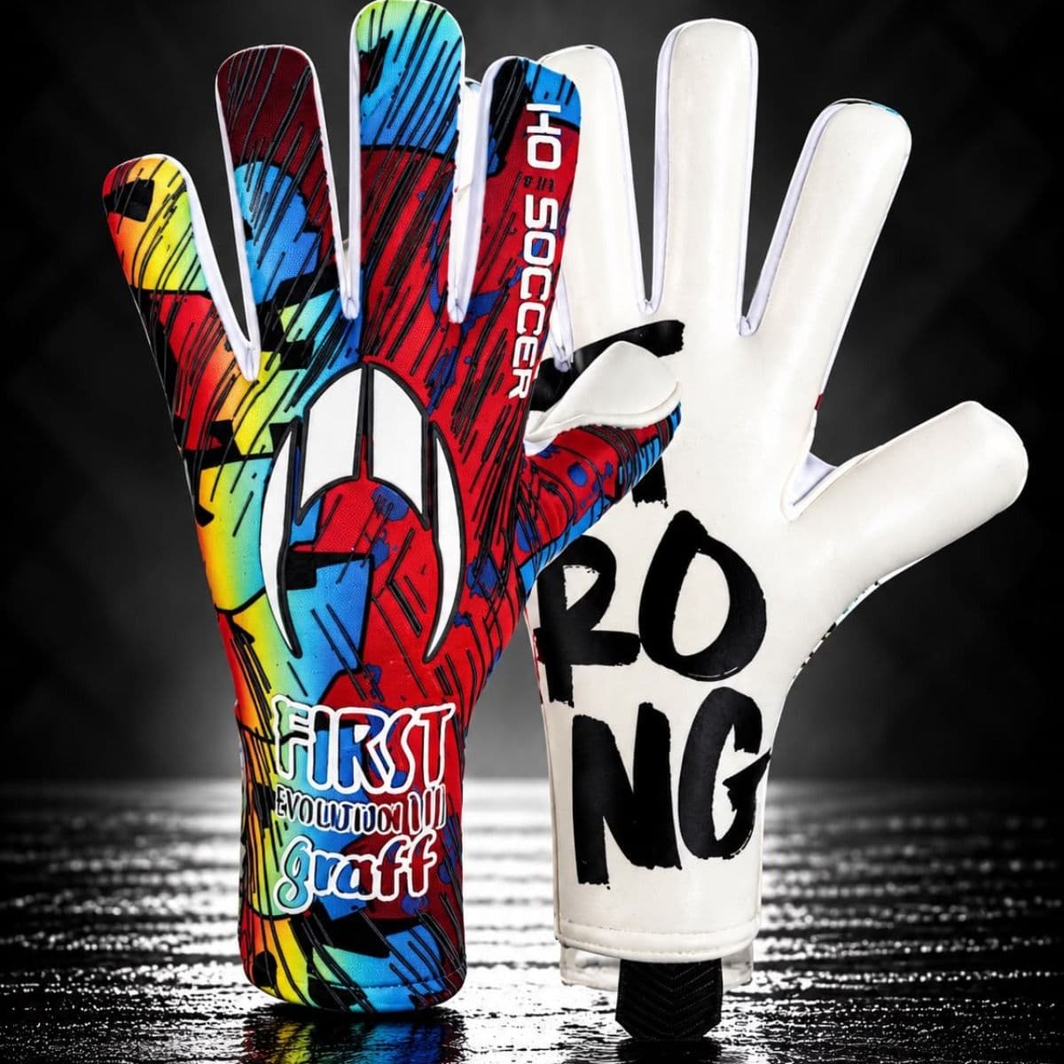 HO SOCCER-GUANTES III NG GRAFFITY RED