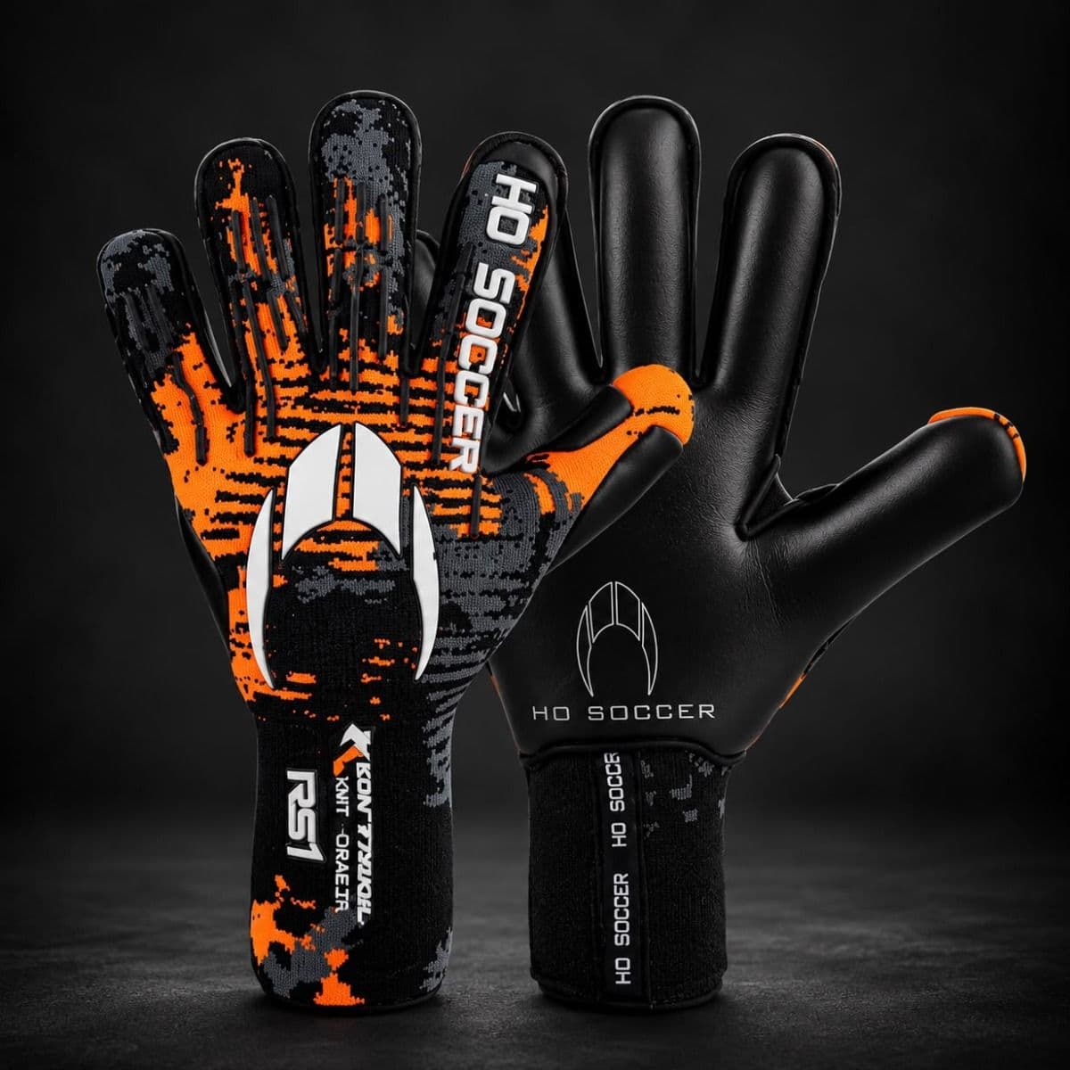 HO SOCCER-GUANTES KNIT RS1 ORANGE TEAM