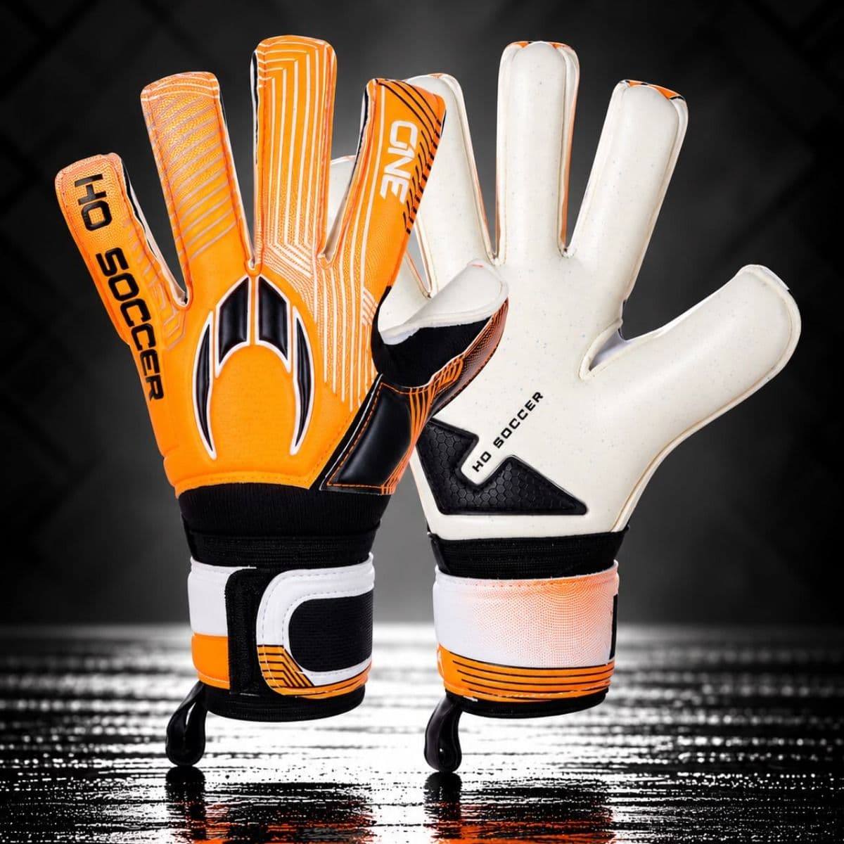 HO SOCCER-GUANTES ONE NG SHIELD BLADE ORANGE
